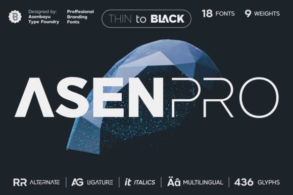 Asen Pro: A Modern Sans Serif Font for Campaign Creativity