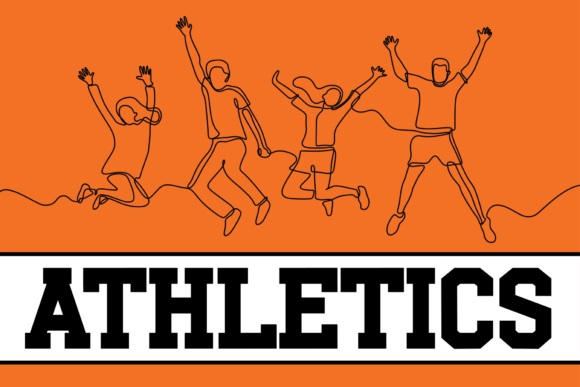Athletics Font for Bold Editorial Design