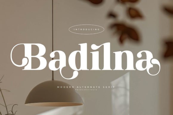 Badilna: A Stylish Serif Font for Web Design