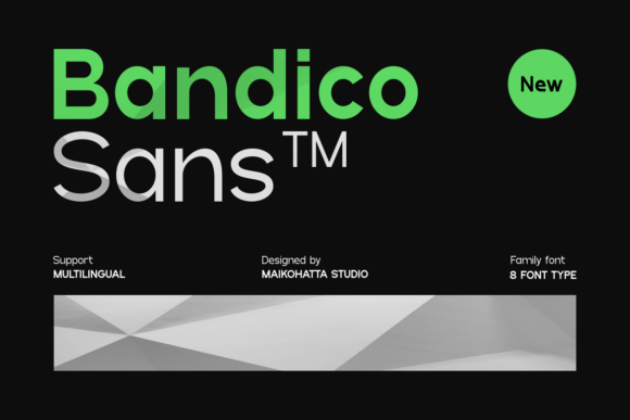 Bandico: A Modern Sans Serif Font for Web Design