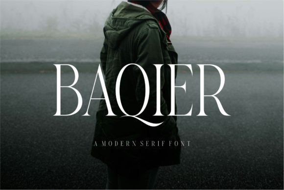Baqier Modern Serif Font for Web Design