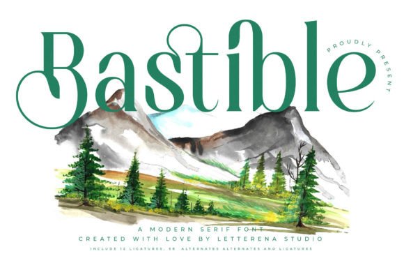 Bastible Serif Font for Modern Brand Campaigns