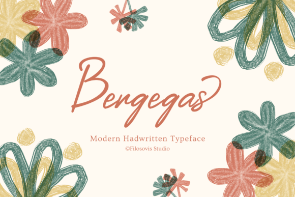 Bergegas: A Playful Handwritten Typeface for Modern Editorial Design