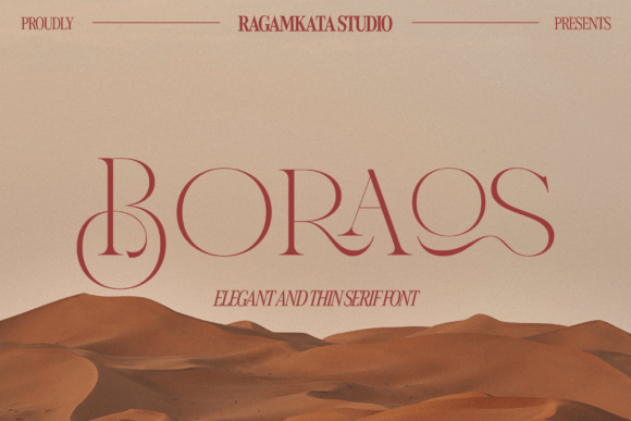 Boraos Serif Font for Editorial Design