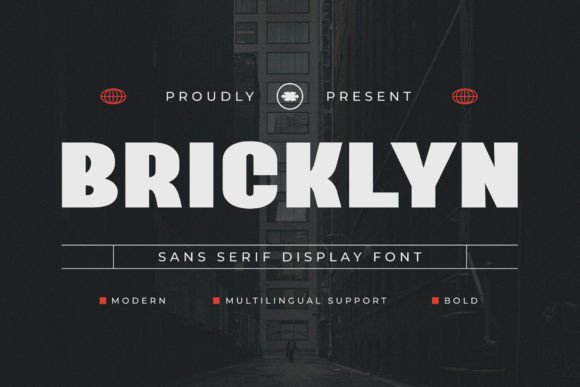 Bricklyn: A Bold Sans Serif for Craft Creations