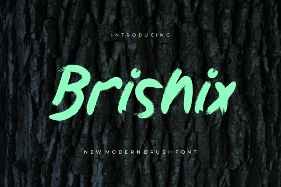 Brishix Font for Handmade and Commercial Craft Projects