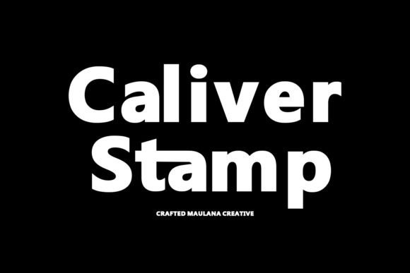 Caliver Stamp: A Modern Sans Serif Font for Web Design
