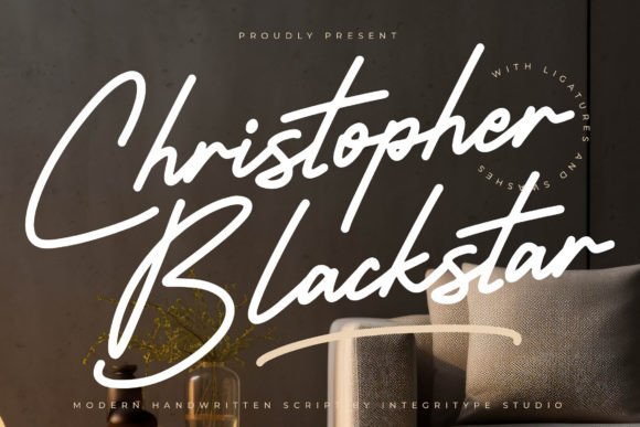 Christopher Blackstar: A Modern Handwritten Font for Web Design
