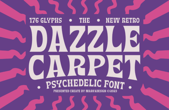 Dazzle Carpet: A Playful Serif Font for Eye-Catching Campaigns