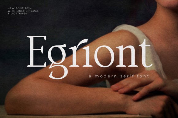 Egriont: A Modern Serif Font for Brand Campaigns