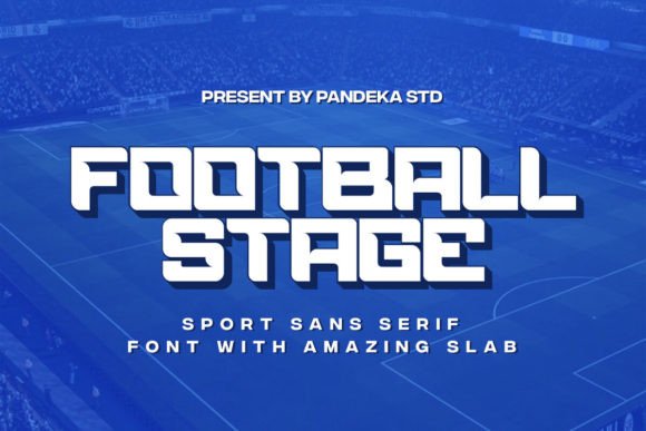 Football Stage Font for Business Branding
