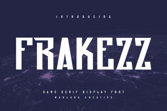 Frakezz: A Bold Sans Serif Font for Digital Marketing