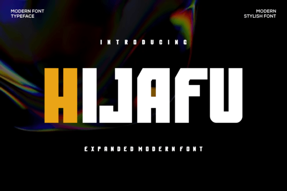 Hijafu: A Bold Sans Serif Font for Modern Branding