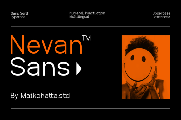 Introducing Nevan – A Modern Sans Serif Typeface for Digital Marketing