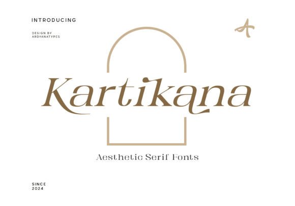 Kartikana Serif Font for Modern Editorial Design