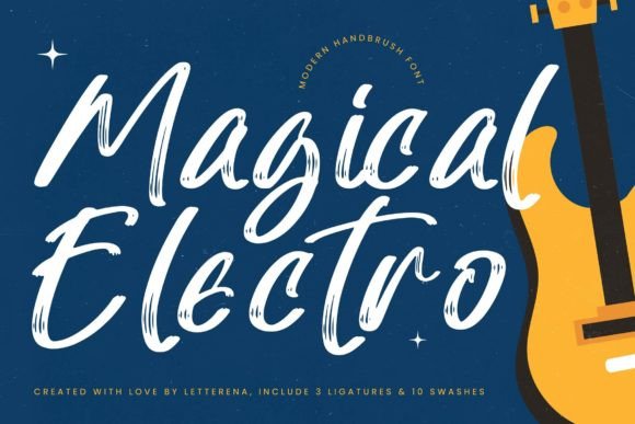 Magical Electro: A Luxurious Script Font for Digital Design