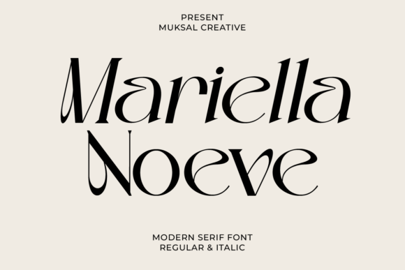 Mariella Noeve Font for Polished Branding