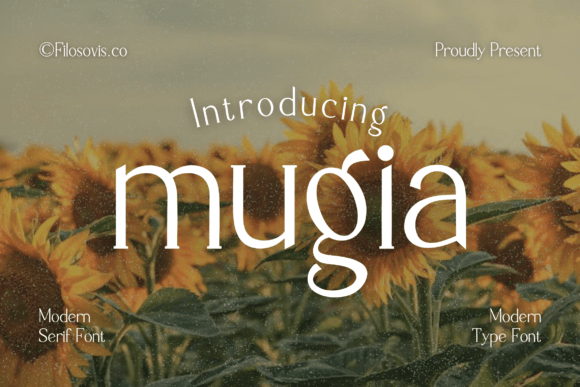 Mugia: A Playful Serif Font for Bold Campaigns