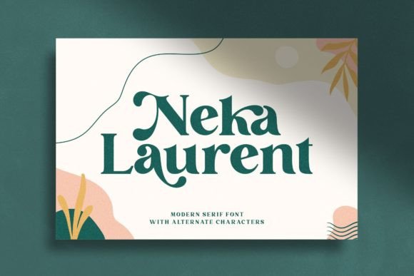 Neka Laurent Serif Font for Modern Web Design