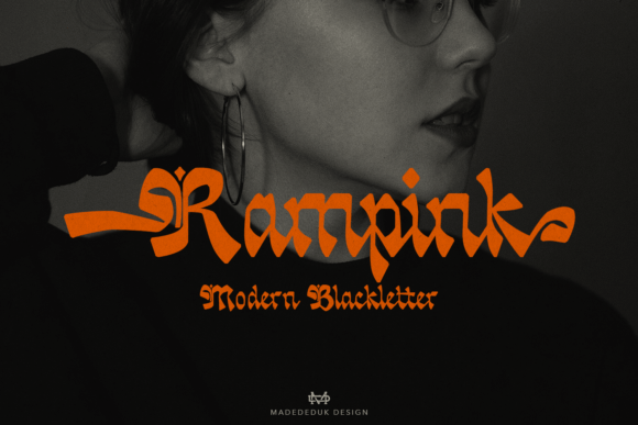 Rampink: A Modern Blackletter Font for Bold Branding