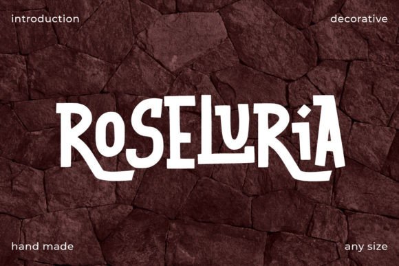 Roseluria: A Decorative Font That Elevates Branding