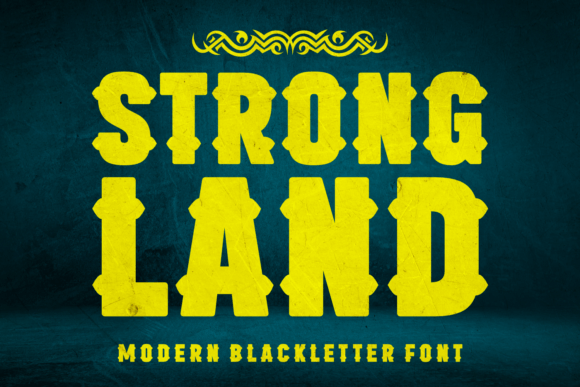 Strong Land: A Bold Typeface for Digital Branding