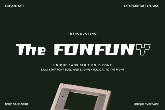 The Fonfuny: A Modern Sans Serif Font for Polished Branding