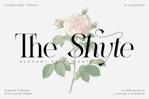 The Shyte: A Serif Font That Elevates Branding with Elegance