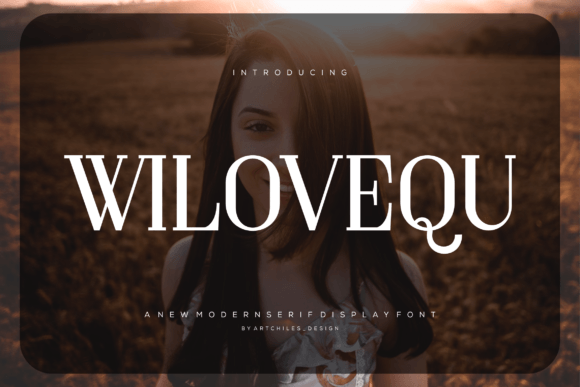 Wilovequ: A Serif Font That Elevates Editorial Design