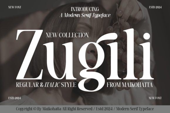 Zugili: A Modern Serif Font for Professional Branding